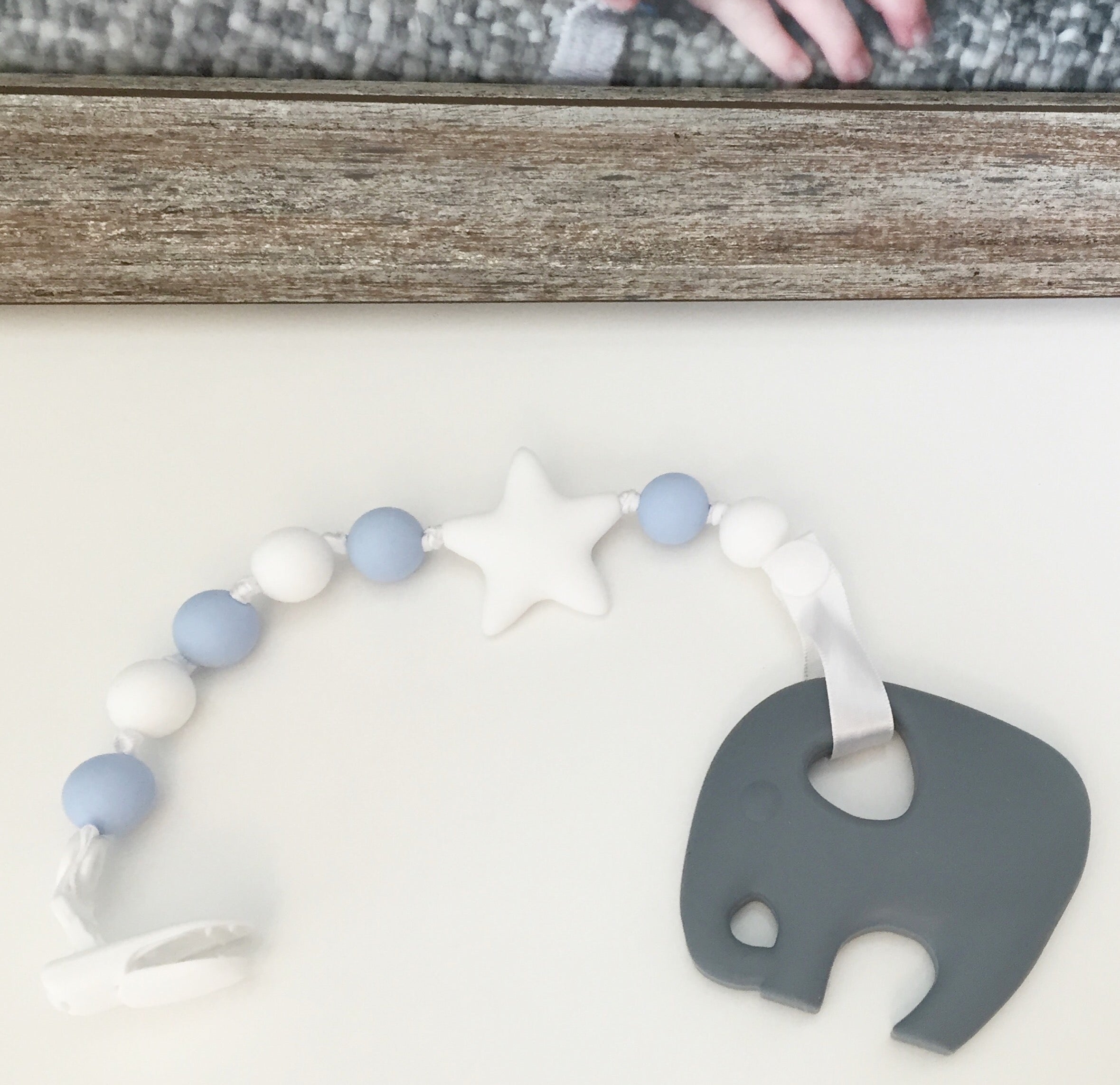 Twinkle Star Pacifier Clips