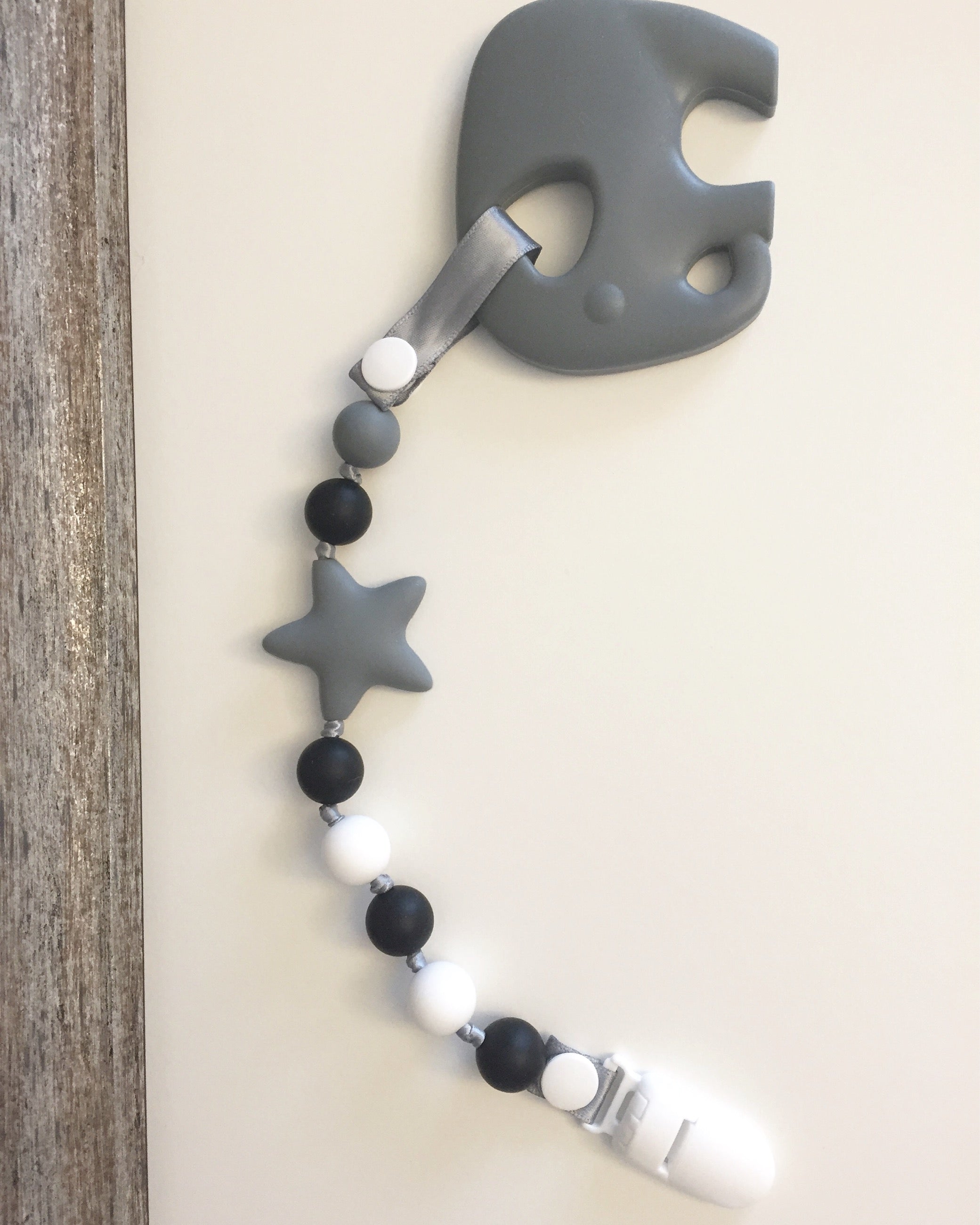 Little Rock Star Pacifier Clips