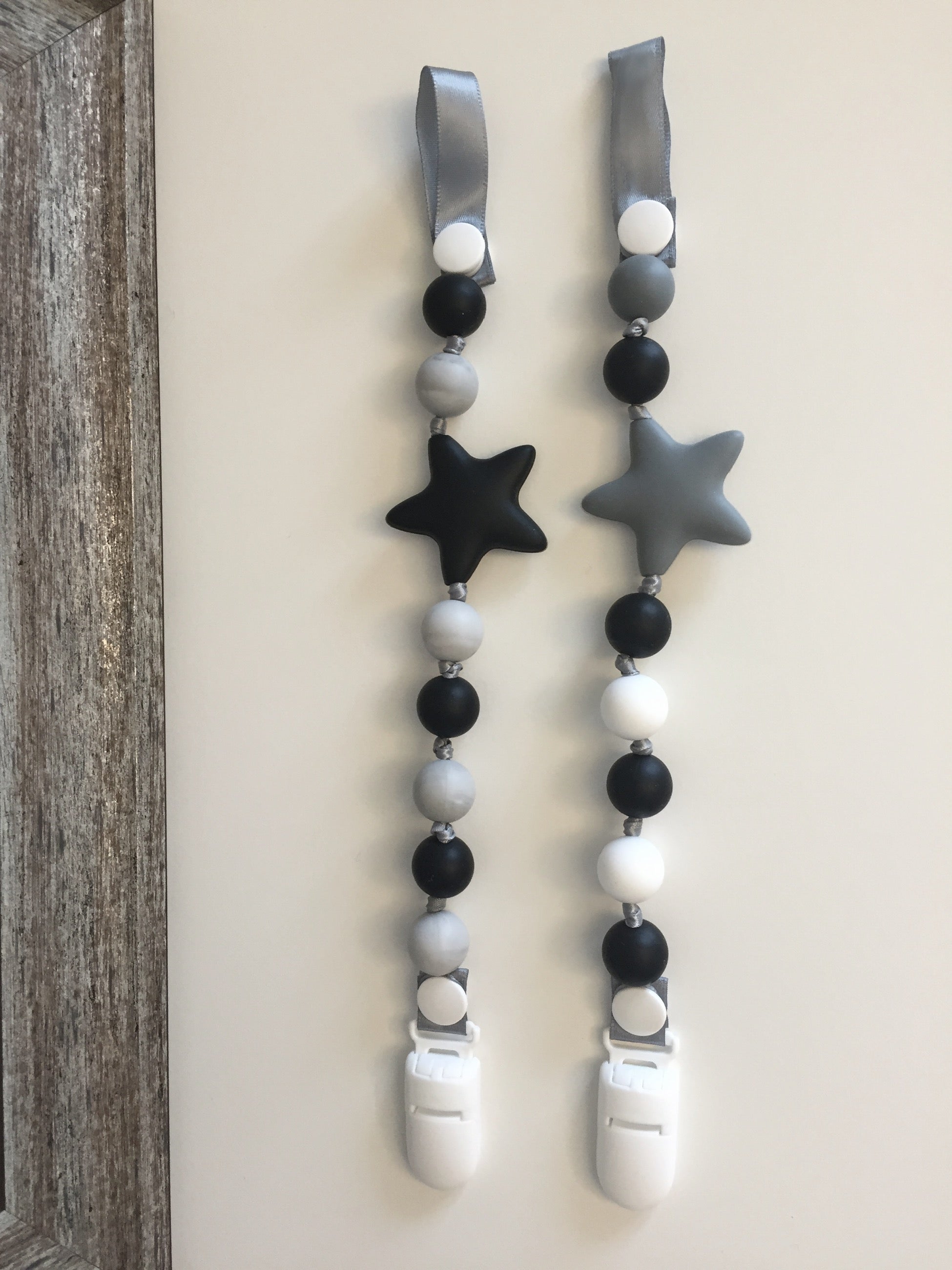 Little Rock Star Pacifier Clips