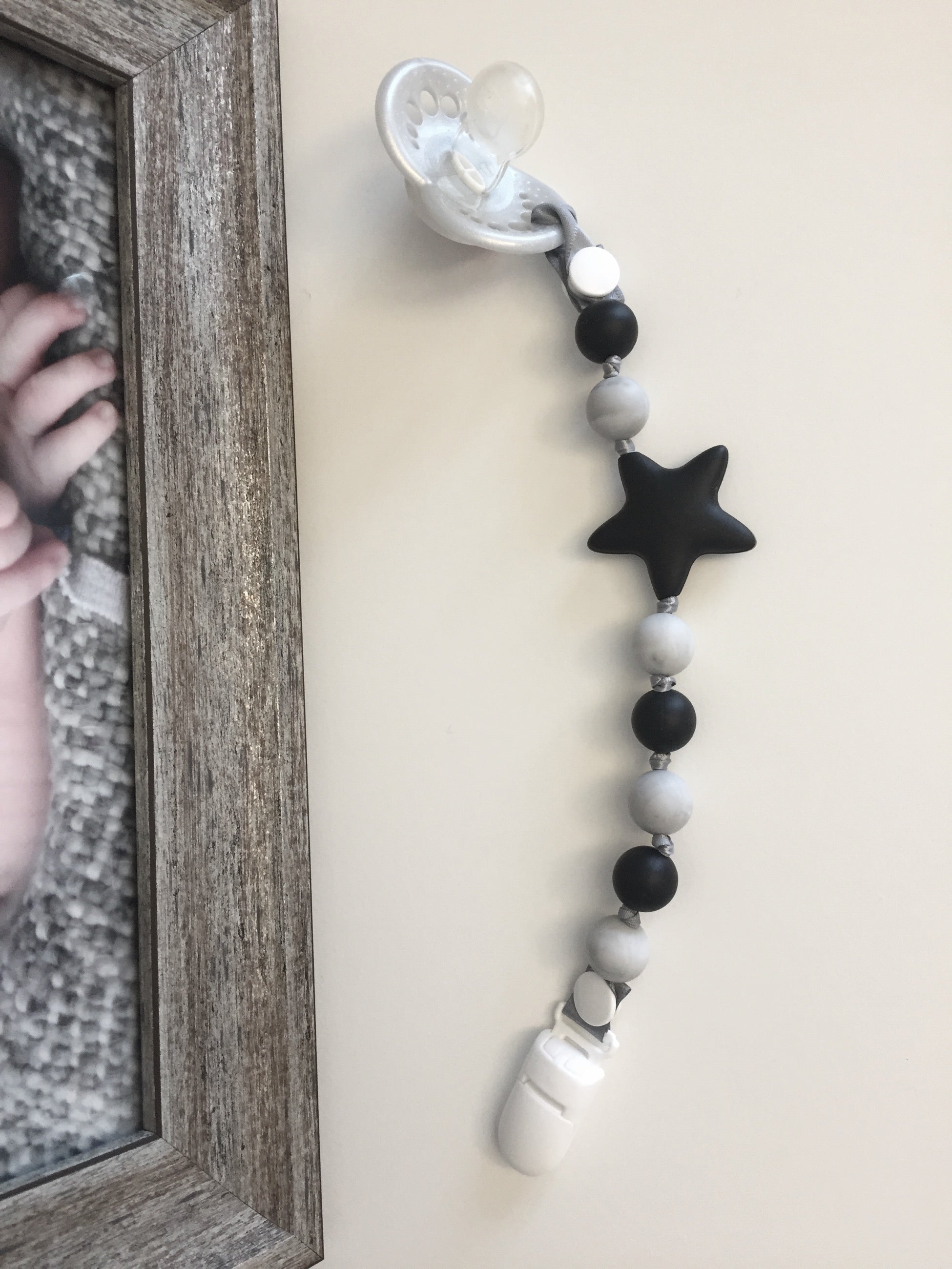 Little Rock Star Pacifier Clips